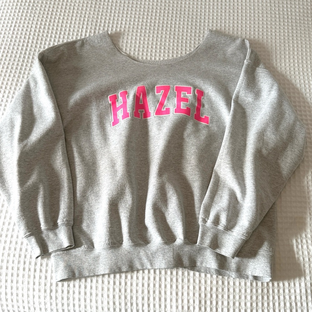 Hazel Boutique Capri Crewneck Pink Size Large